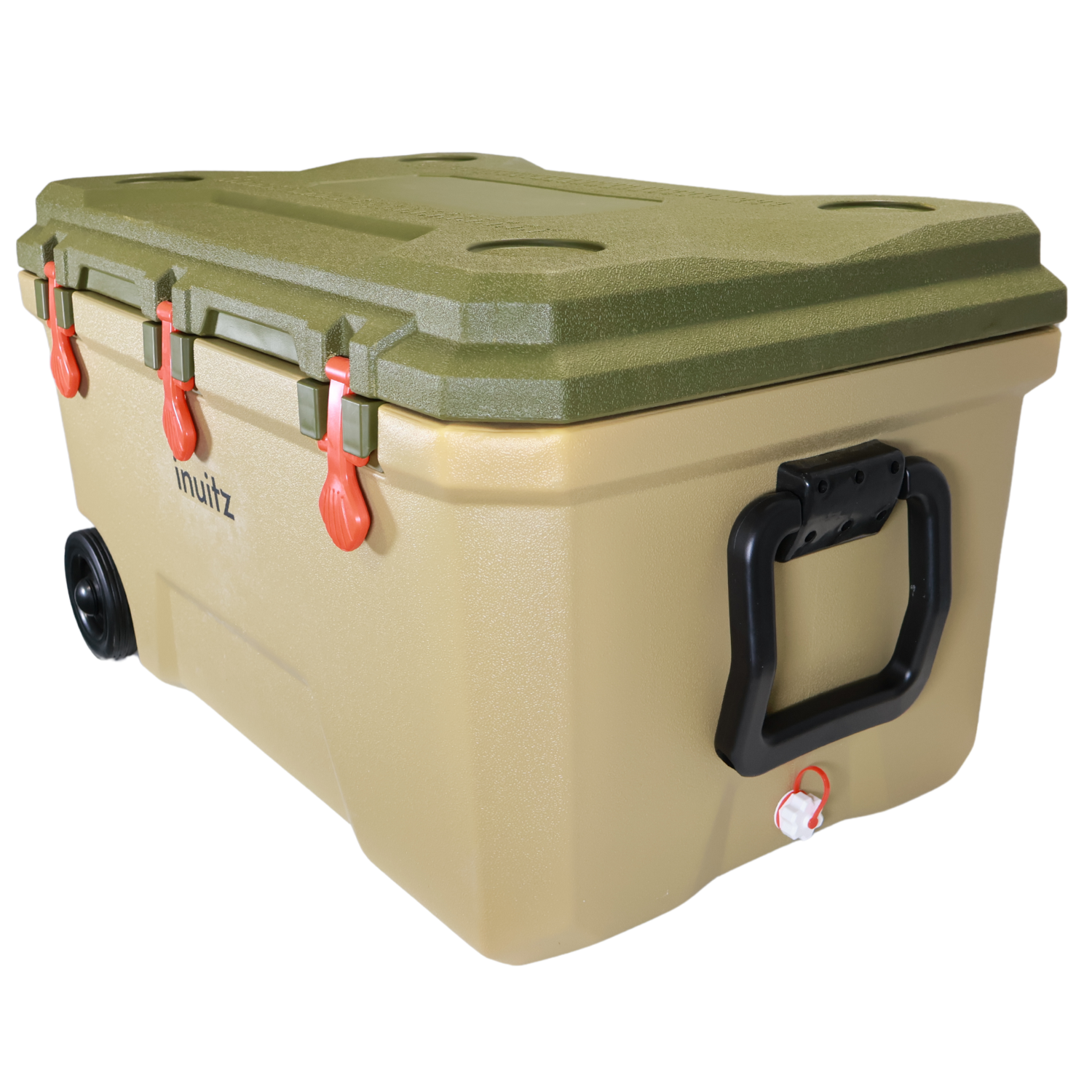 INUITZ Explorer 145 Liter Roller Portable Cooler with Wheels