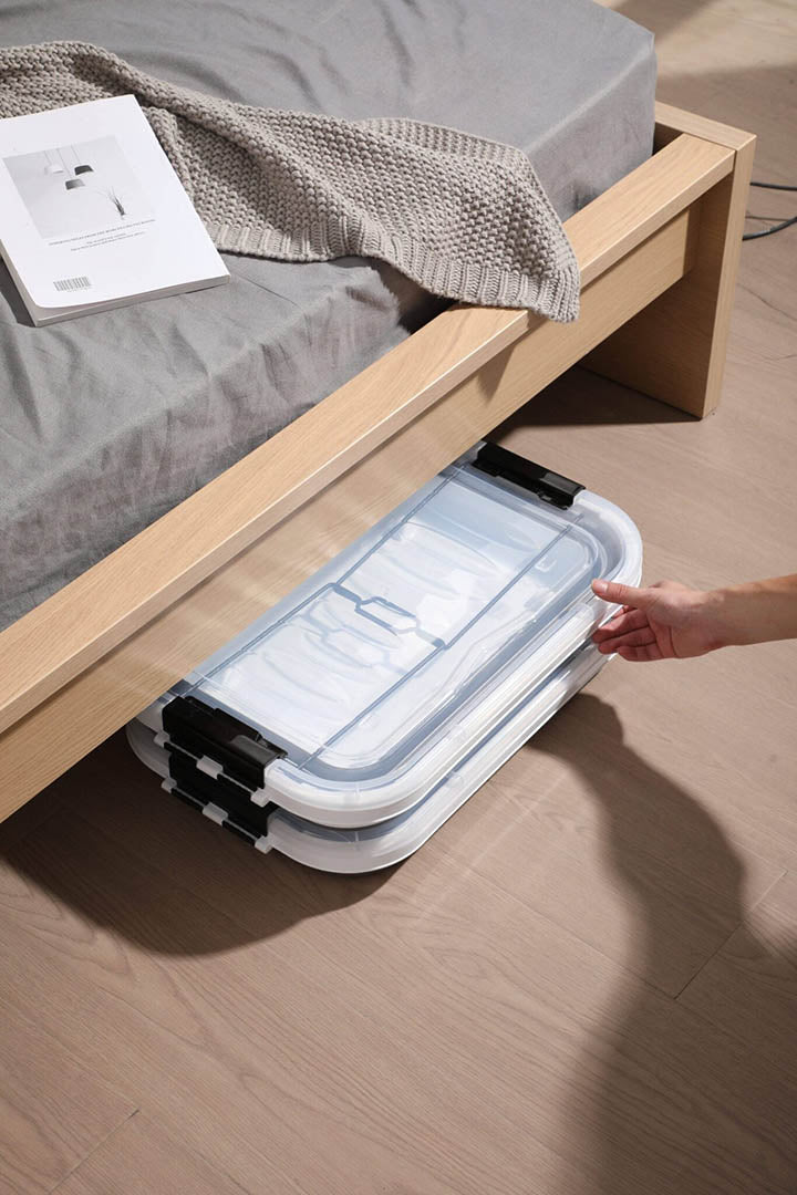 Cesto plegable con tapa Inuitz. 30L