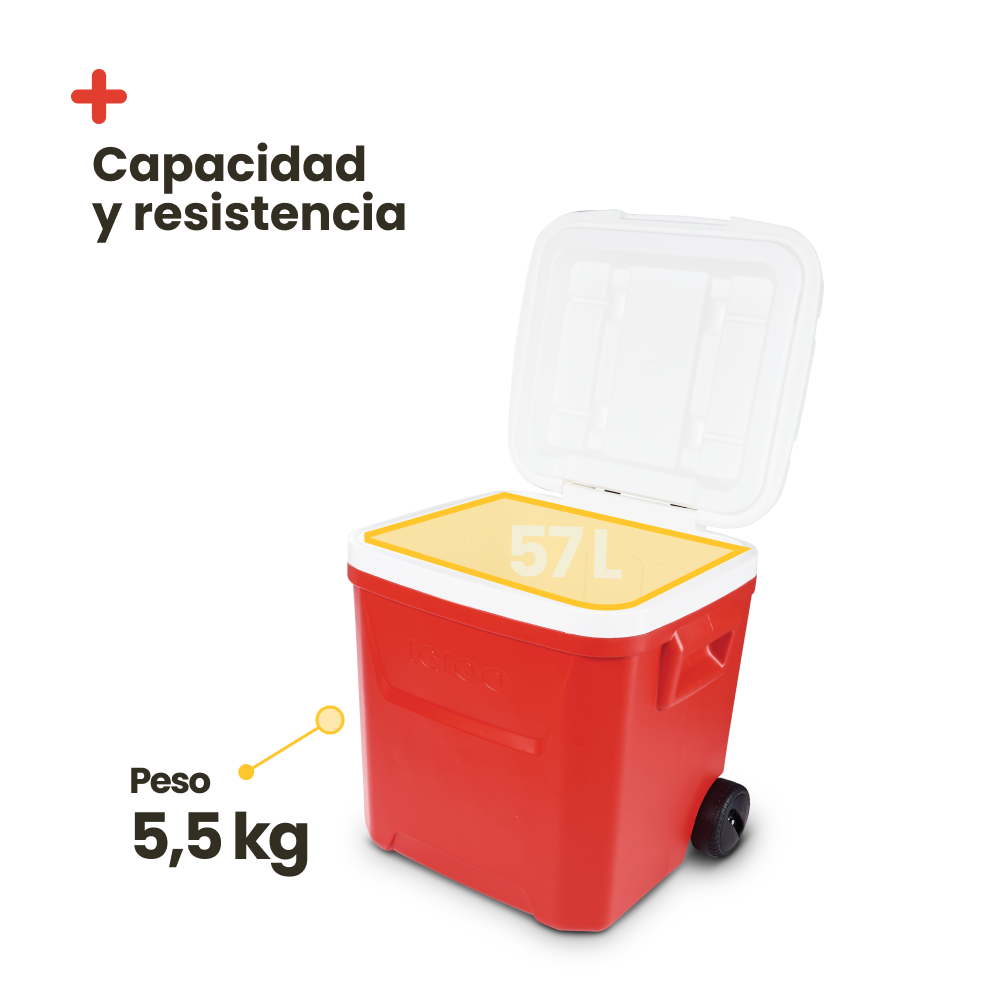 IGLOO LAGUNA 60 ROLLER ROUGE