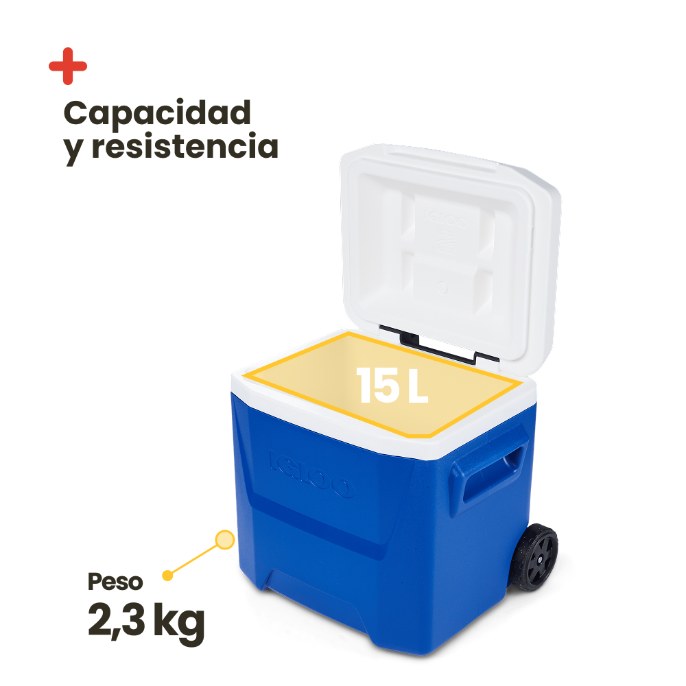 Nevera Portatil Igloo Laguna 16 Roller Azul