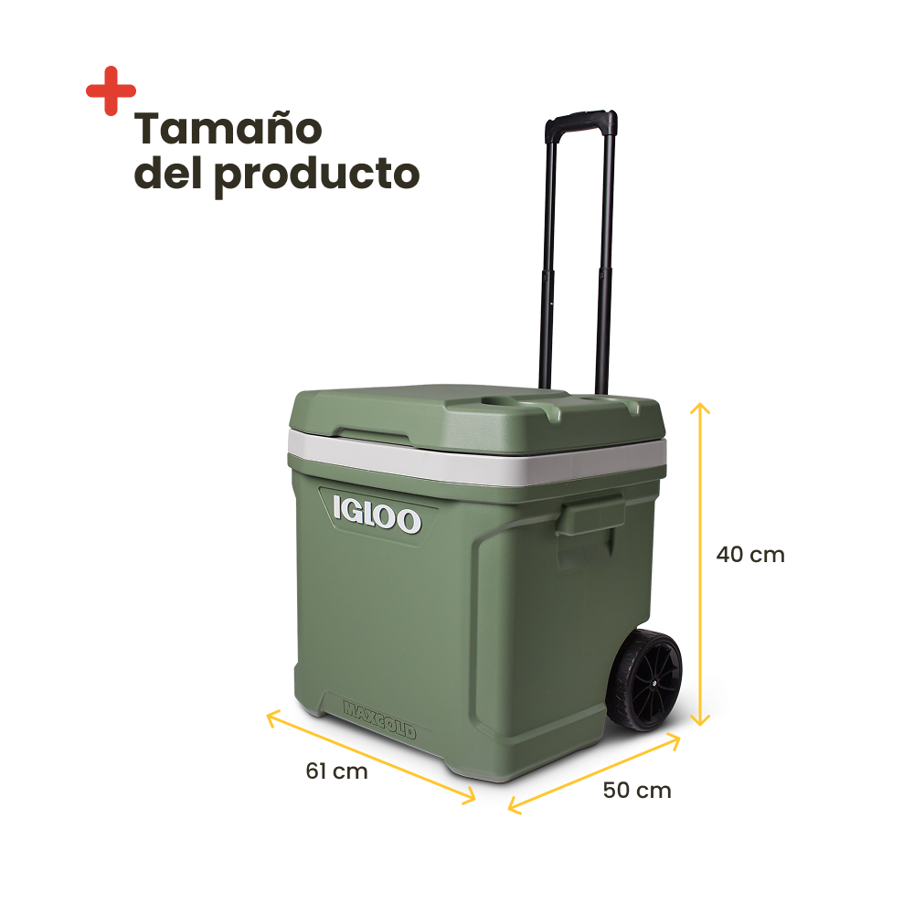 Glacière portable Igloo Profile 60 Ecocool avec roulettes