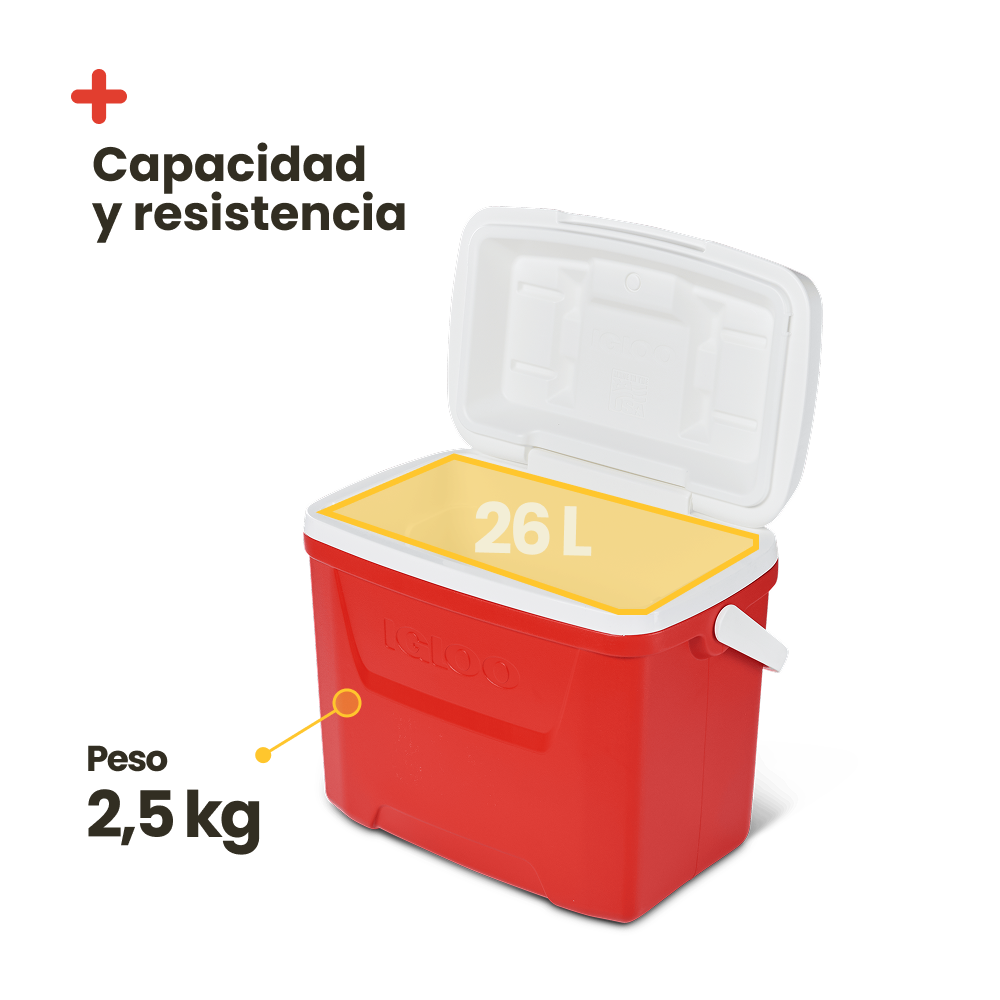 Réfrigérateur portable IGLOO LAGUNA 28 rouge