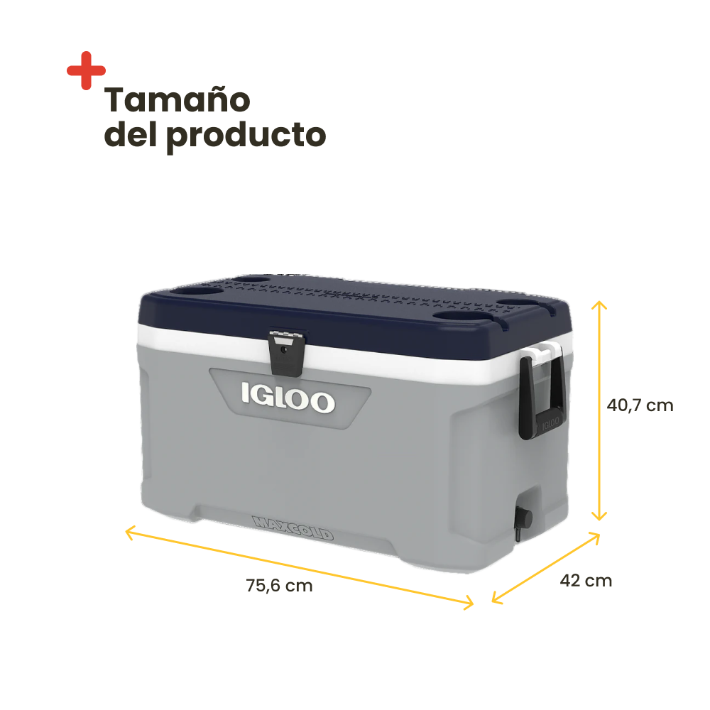 Nevera portátil Igloo Latitude 70 - 66 litros