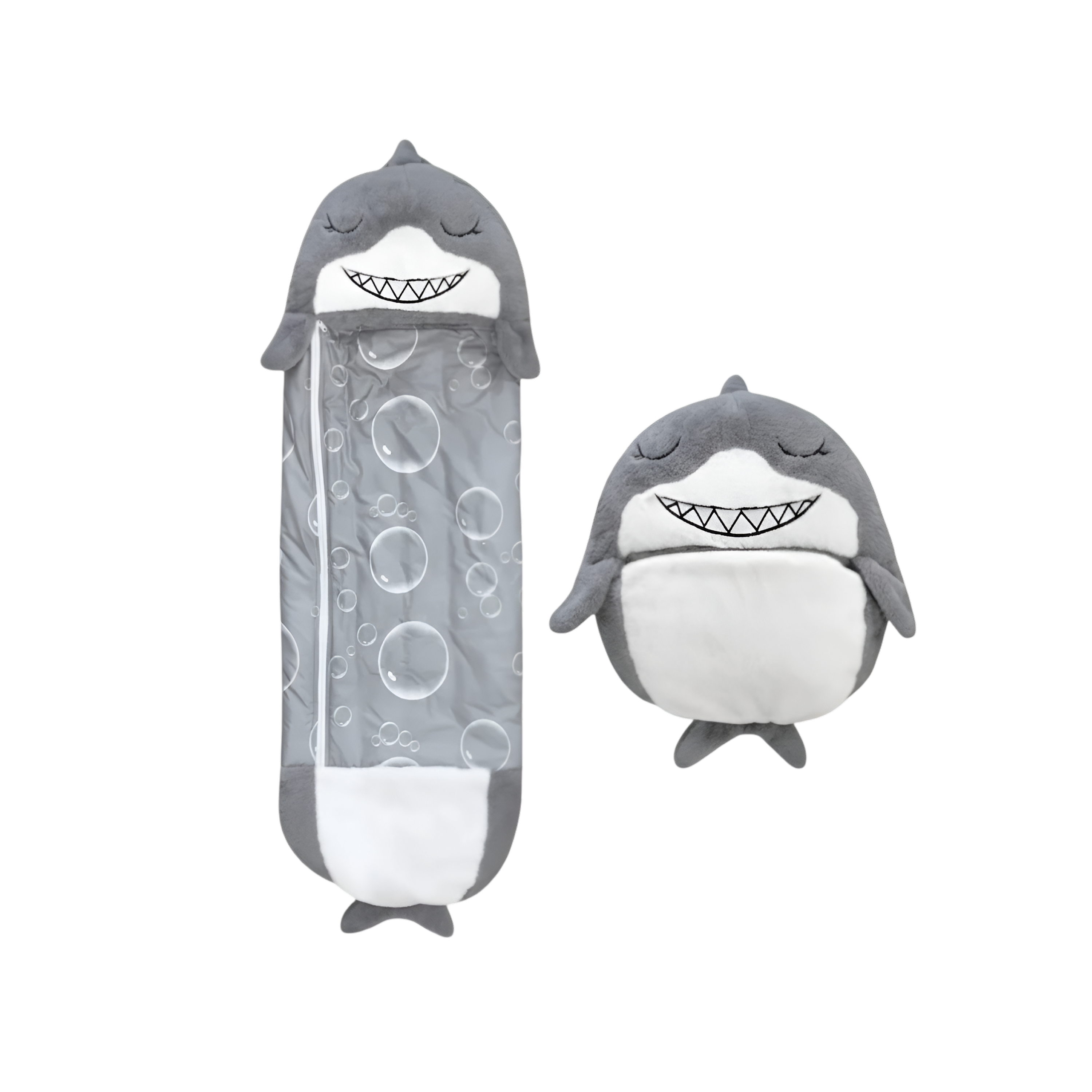 Saco de Dormir de Tiburon Infantil - Algodón 160x60 – Ligero, Cómodo y Seguro