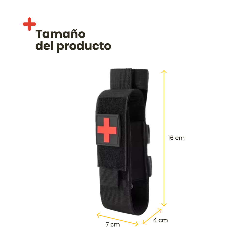 Torniquete de Primeros Auxilios con Tijeras y Funda