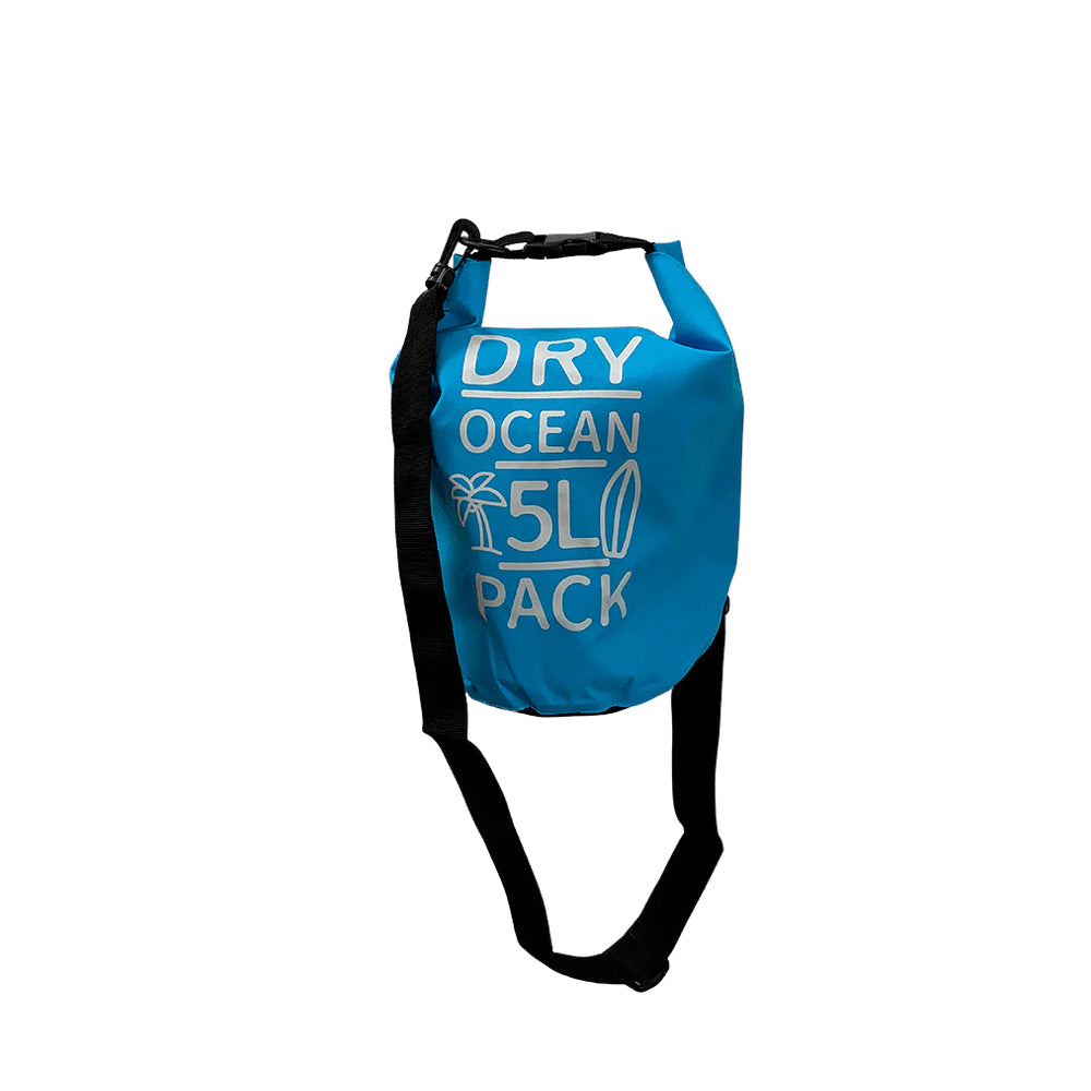 Borsa impermeabile da 5 litri. Blu