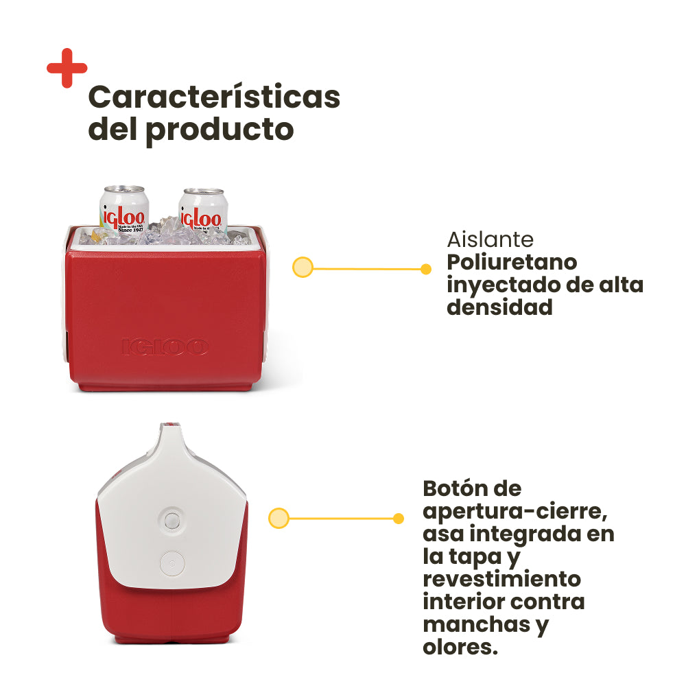 Nevera Portátil IGLOO PLAYMATE ELITE 15 litros Roja