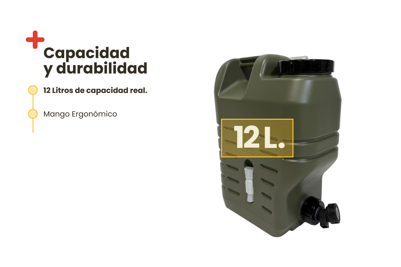 Depósito de Agua Portátil 12L Inuitz