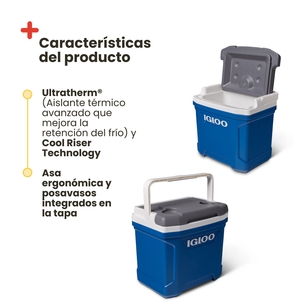 NEVERA PORTATIL IGLOO LATITUDE 16 AZUL
