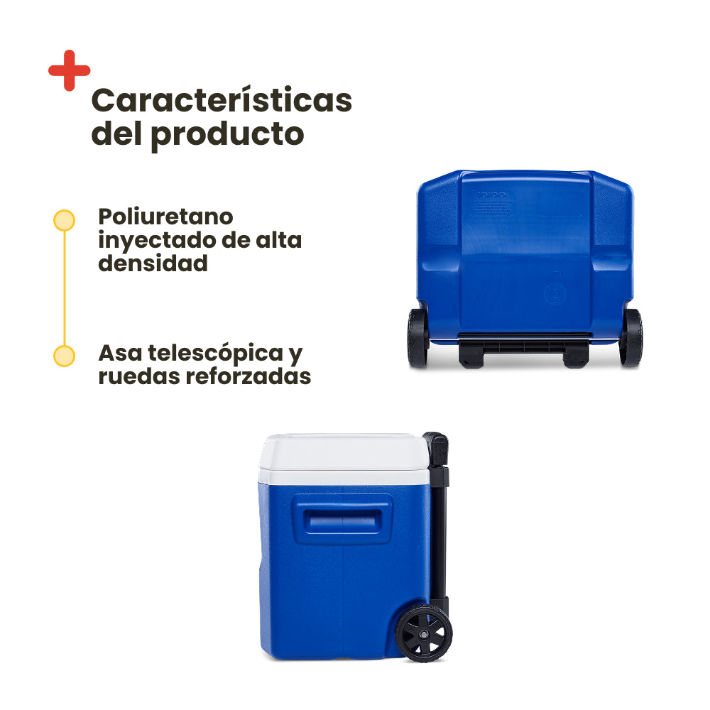 Nevera Portatil Igloo Laguna 16 Roller Azul