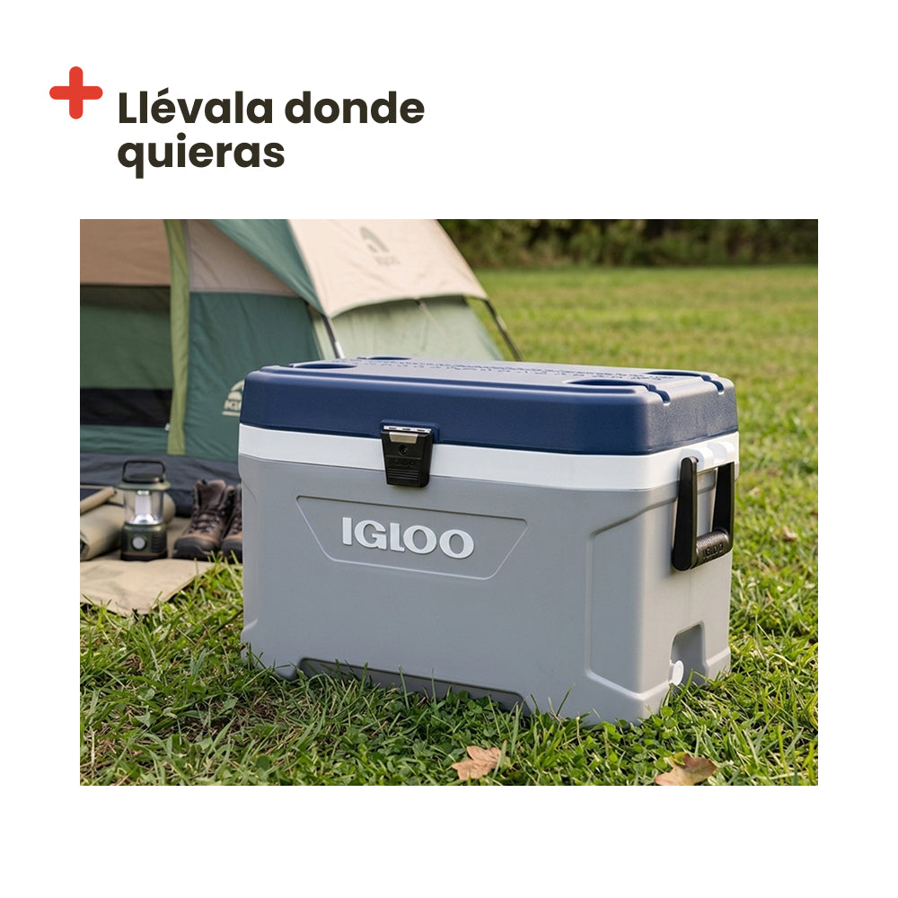 Glacière rigide portable Igloo Latitude 54 Marine Ultra, 51 litres, style nautique