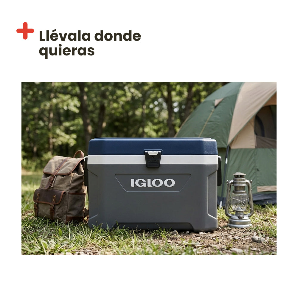 Glacière rigide portable Igloo Latitude 54 Marine Ultra, 51 litres, style nautique