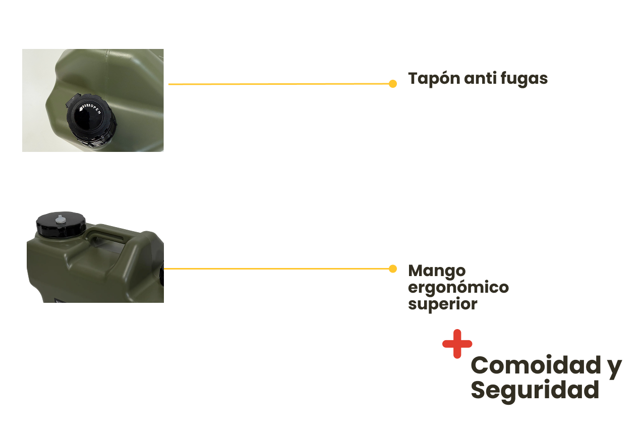 Depósito de Agua Portátil 18L Inuitz (Verde)