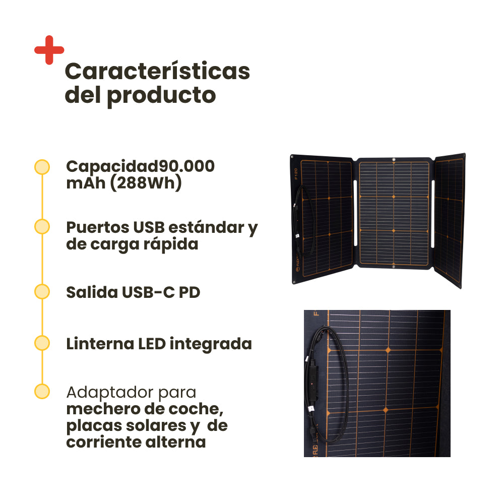 Flexible solar panel 120W