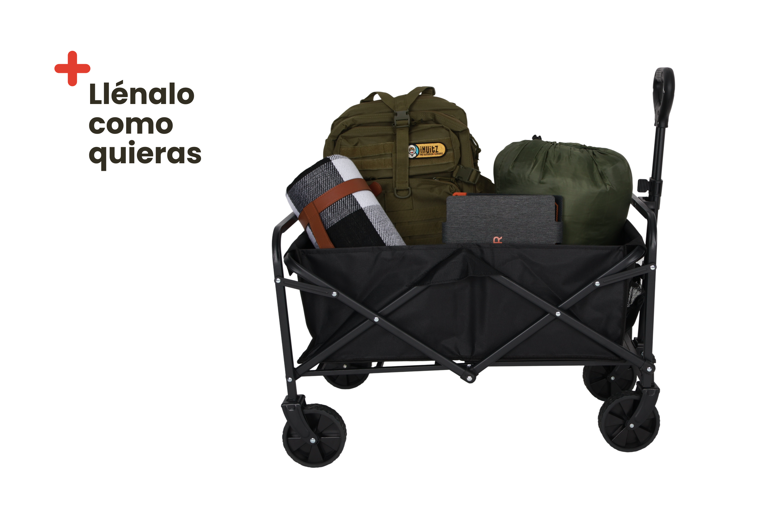 60L folding transport cart