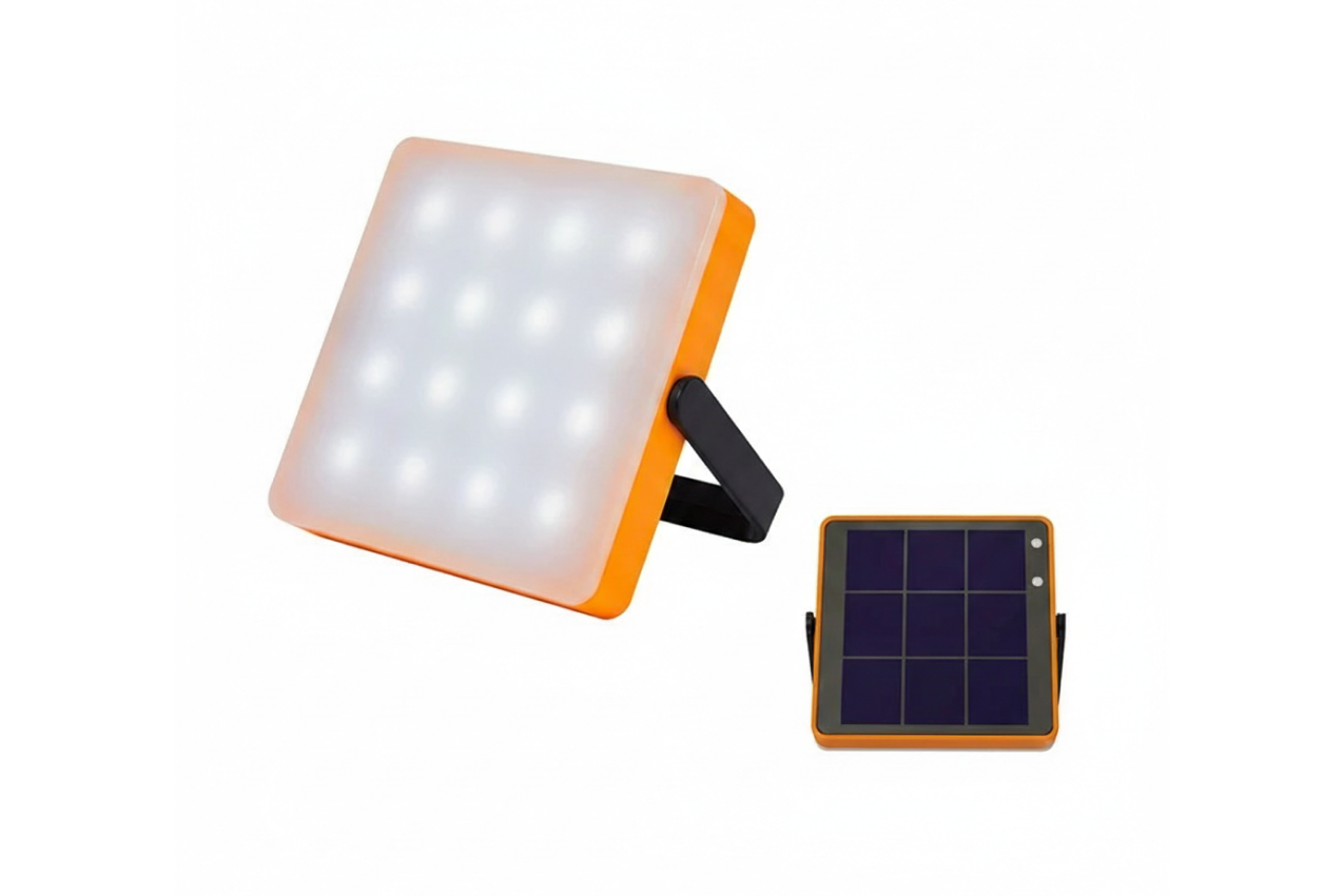 Luz LED con panel solar