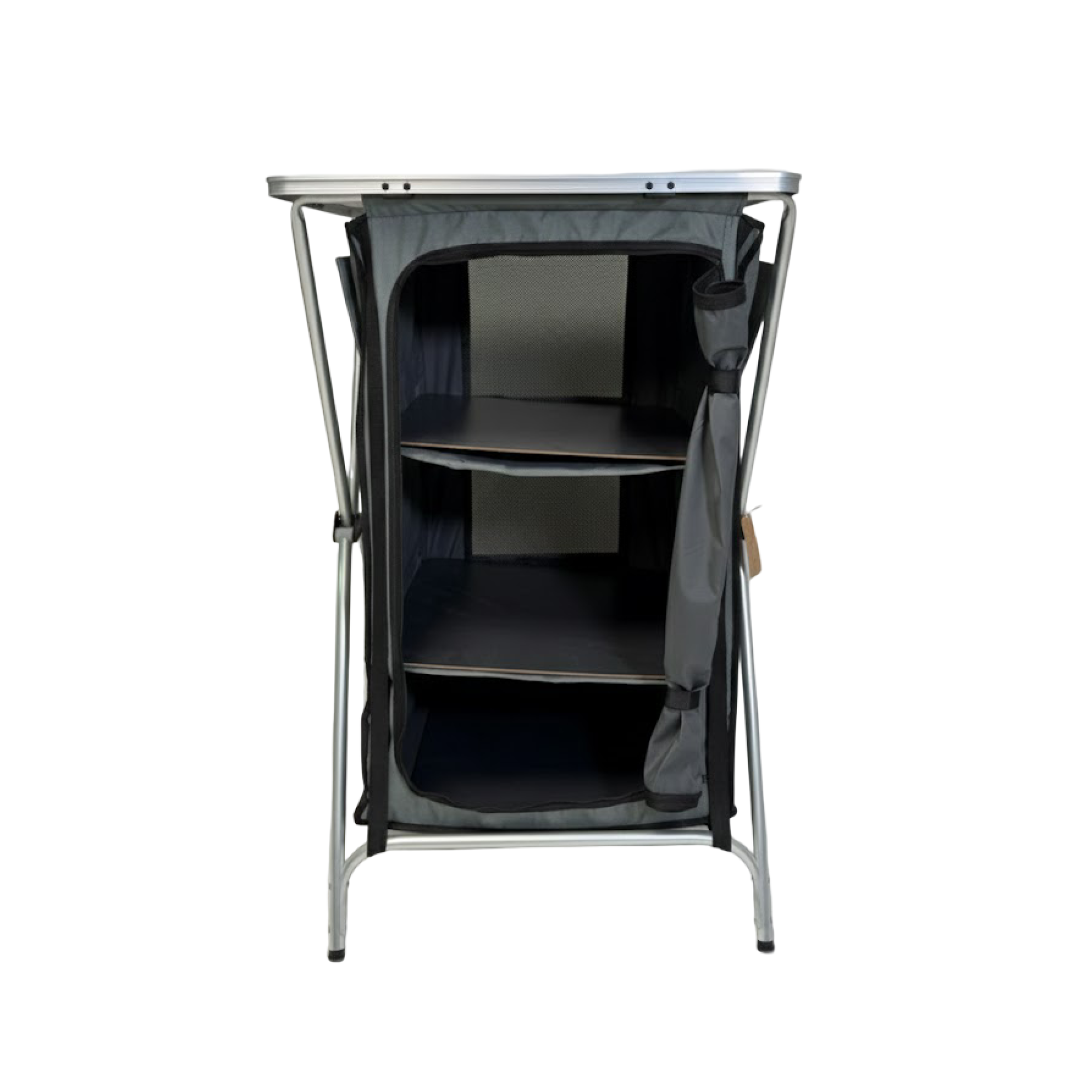 Mueble de Cocina Plegable para Camping con Estanterías