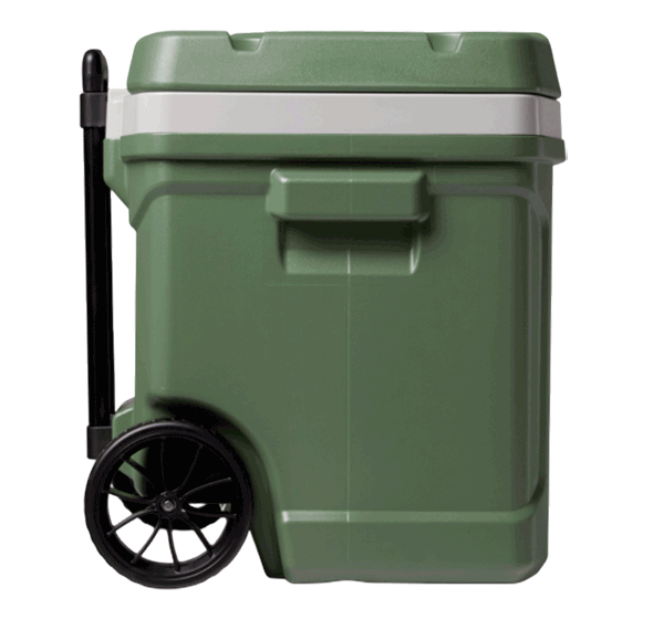 lateral Nevera portatil con ruedas igloo 60 litros