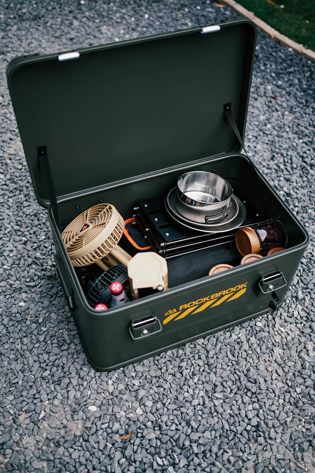 caja almacenaje verde interior inuitz