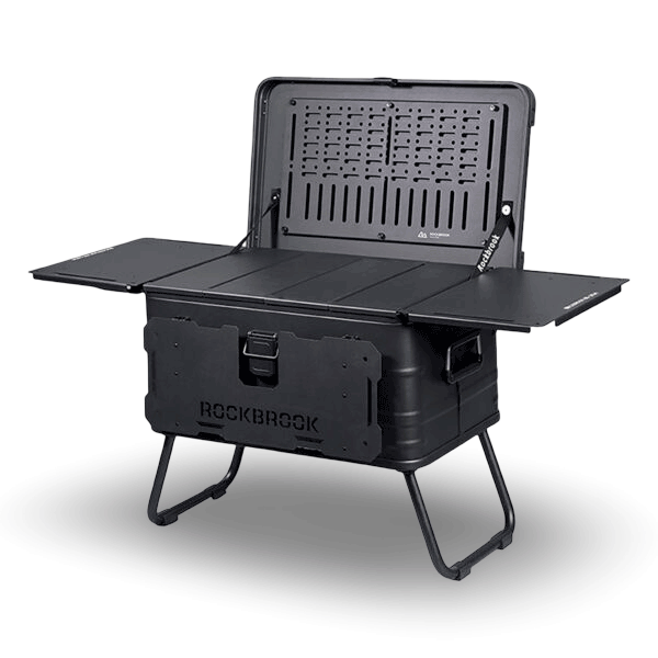 Caja almacenaje 50L negra Inuitz