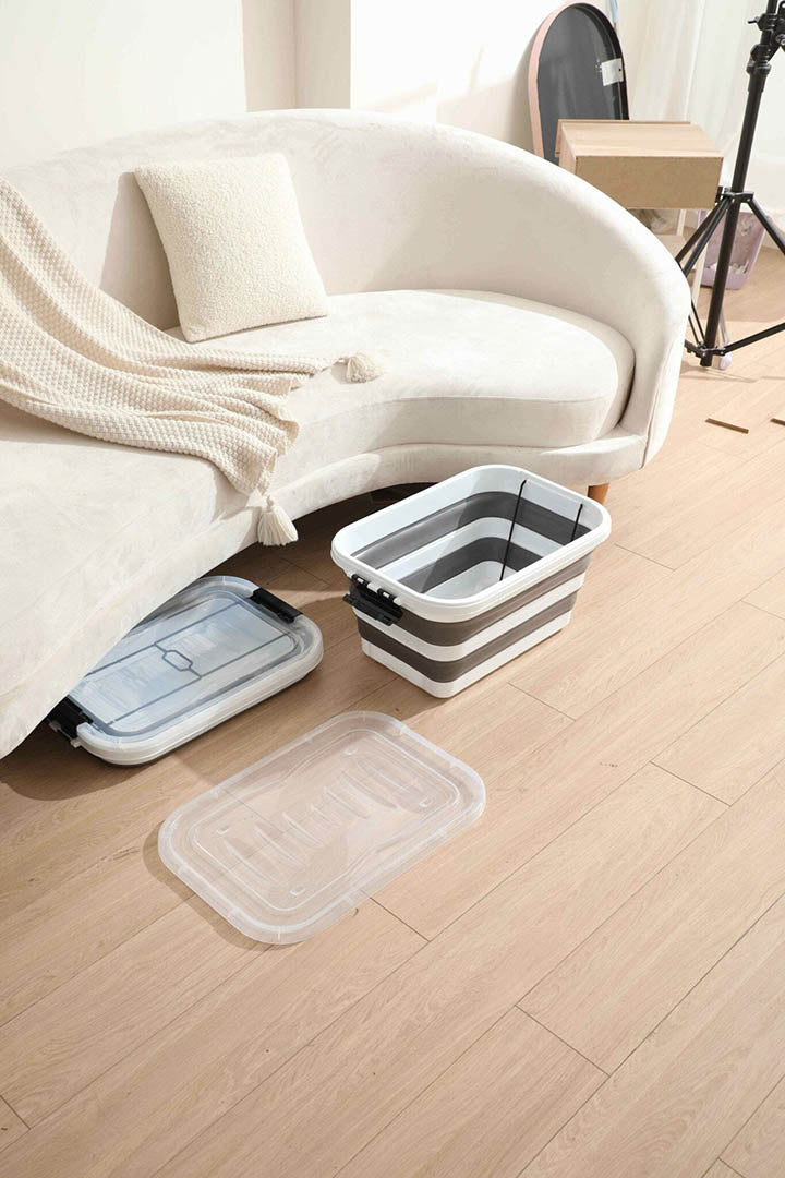 Cesto plegable con tapa Inuitz. 30L