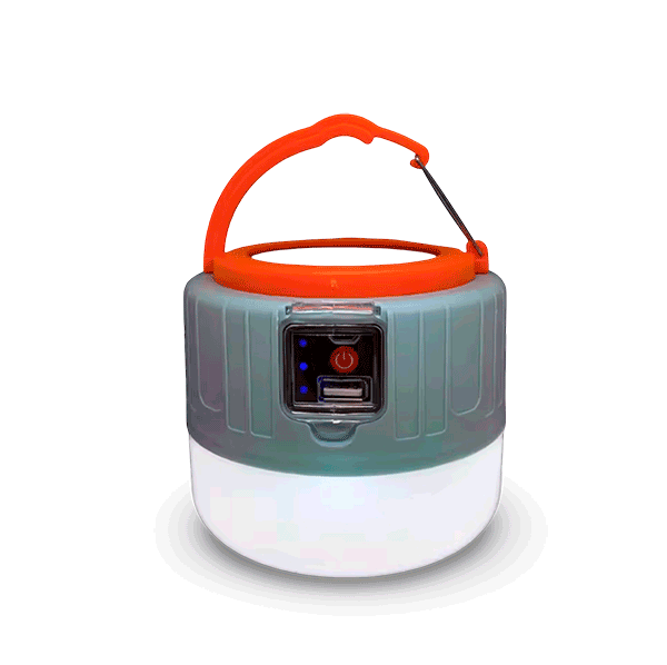 farolillos LED con panel solar