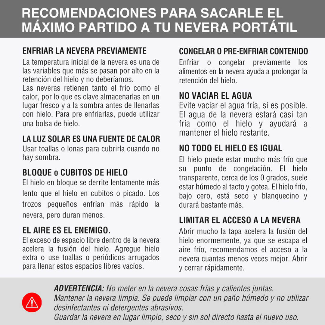 como mantener mas tiempo el hielo en tu nevera