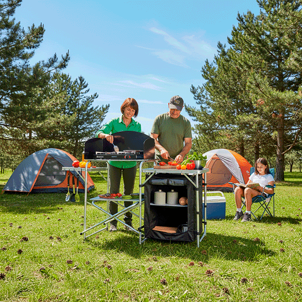 mueble de cocina plegable para acampada Inuitz