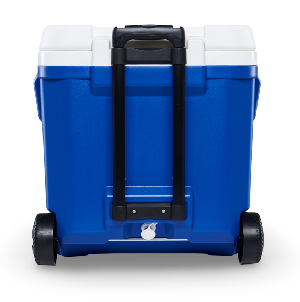nevera con ruedas igloo 57 litros azul asa
