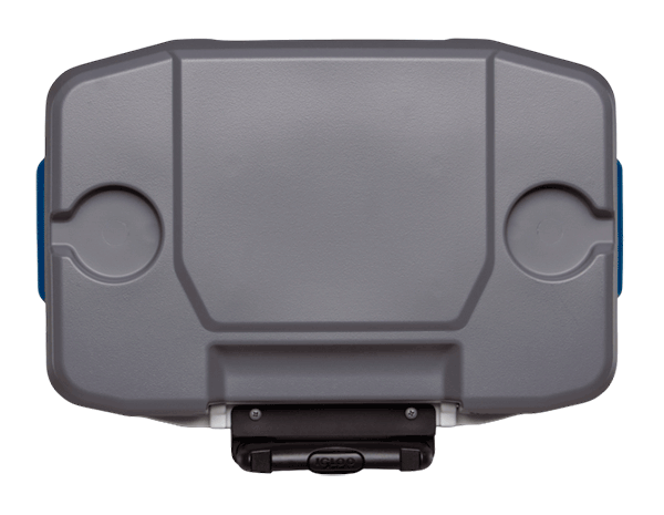 nevera portatil con ruedas igloo 30 litros azul con posavasos