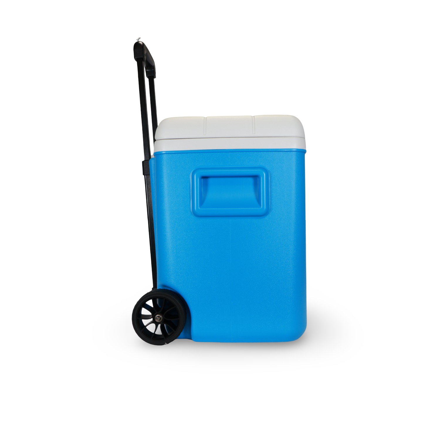 nevera portatil con ruedas inuitz 30 litros azul asa lateral