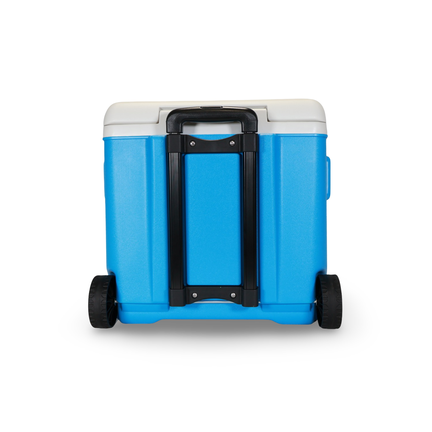 nevera portatil con ruedas inuitz 30 litros azul asa