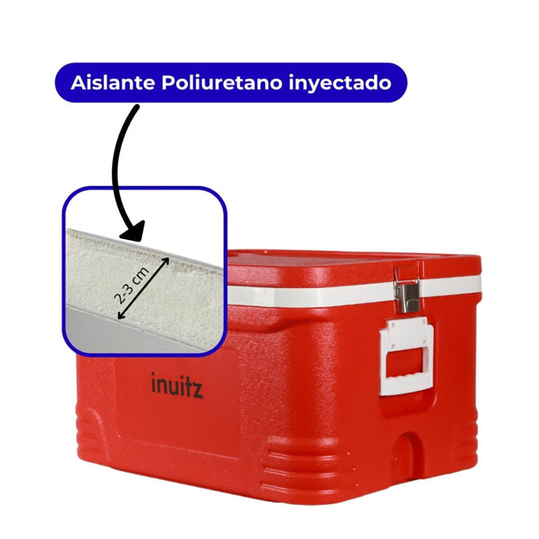 Inuitz Red 48L Portable Cooler