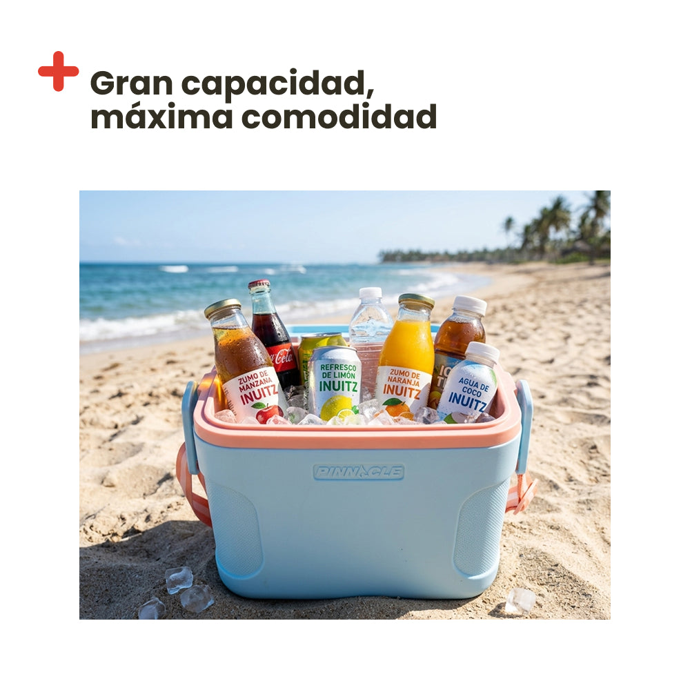 Nevera Portatil Retro Azul 8L