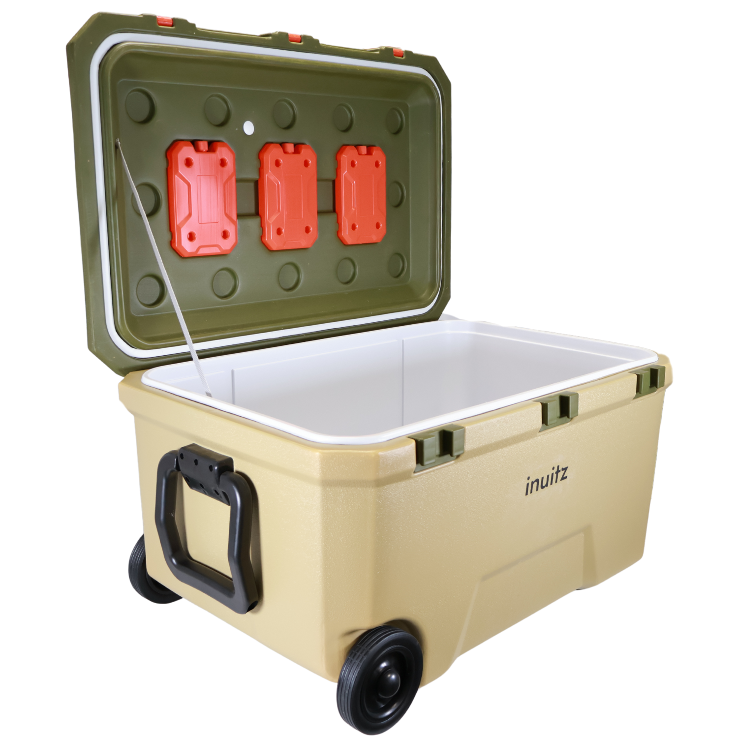 INUITZ Explorer 145 Liter Roller Portable Cooler with Wheels