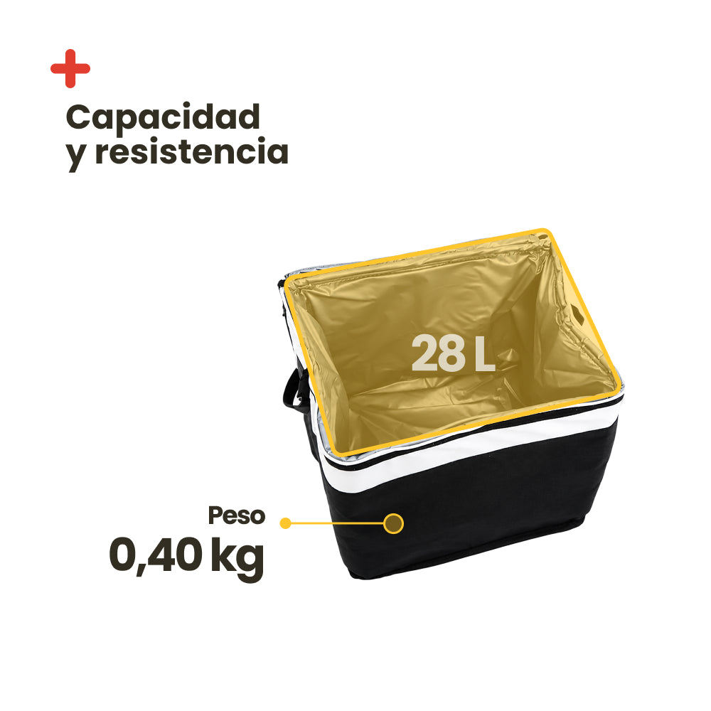 Nevera Plegable Rock and Cool 28L