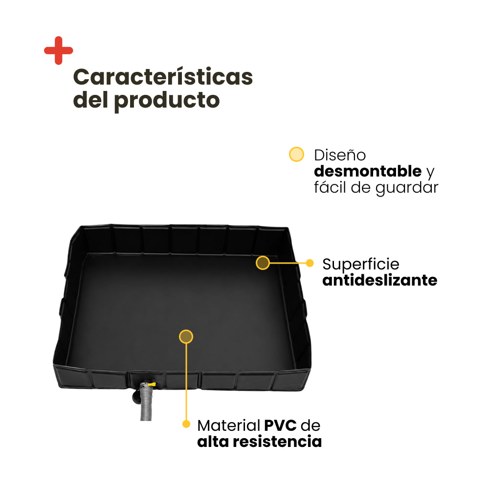 Base de ducha plegable
