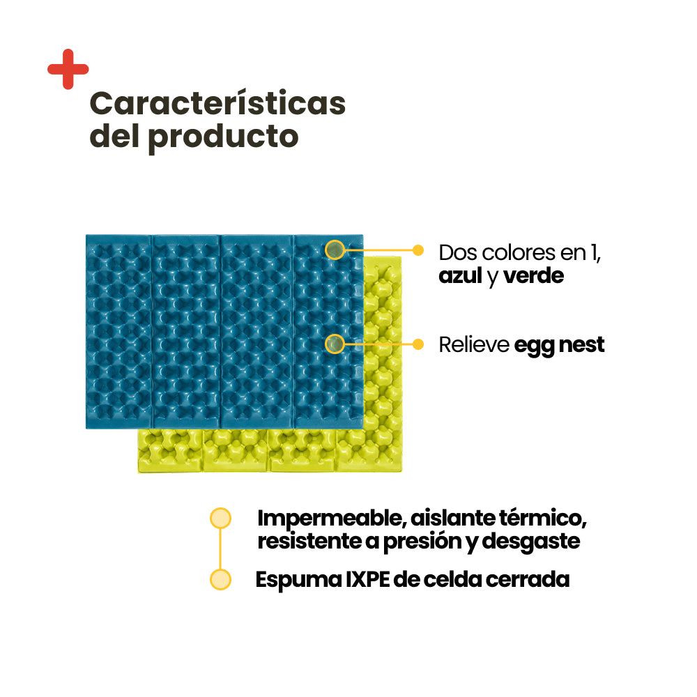 Esterilla plegable de espuma IXPE - Incluye 2