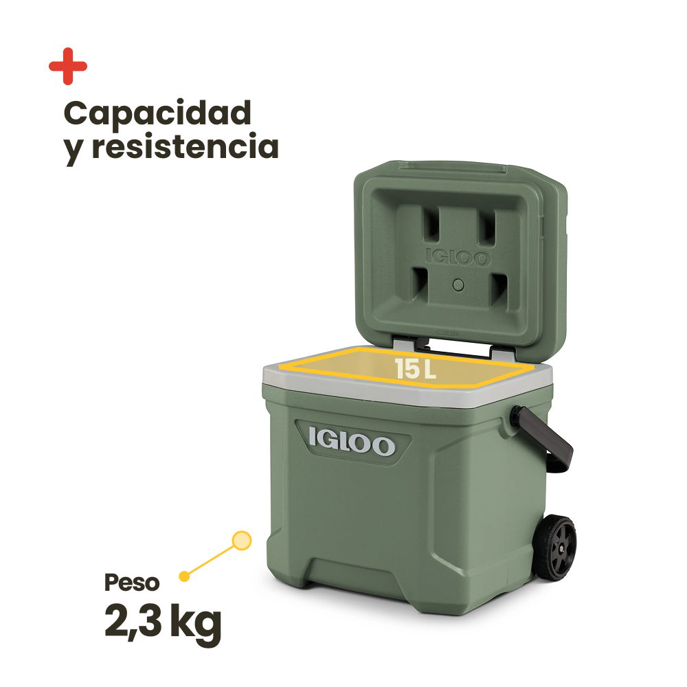 Nevera Portatil Igloo Latitude 16 Roller Ecocool