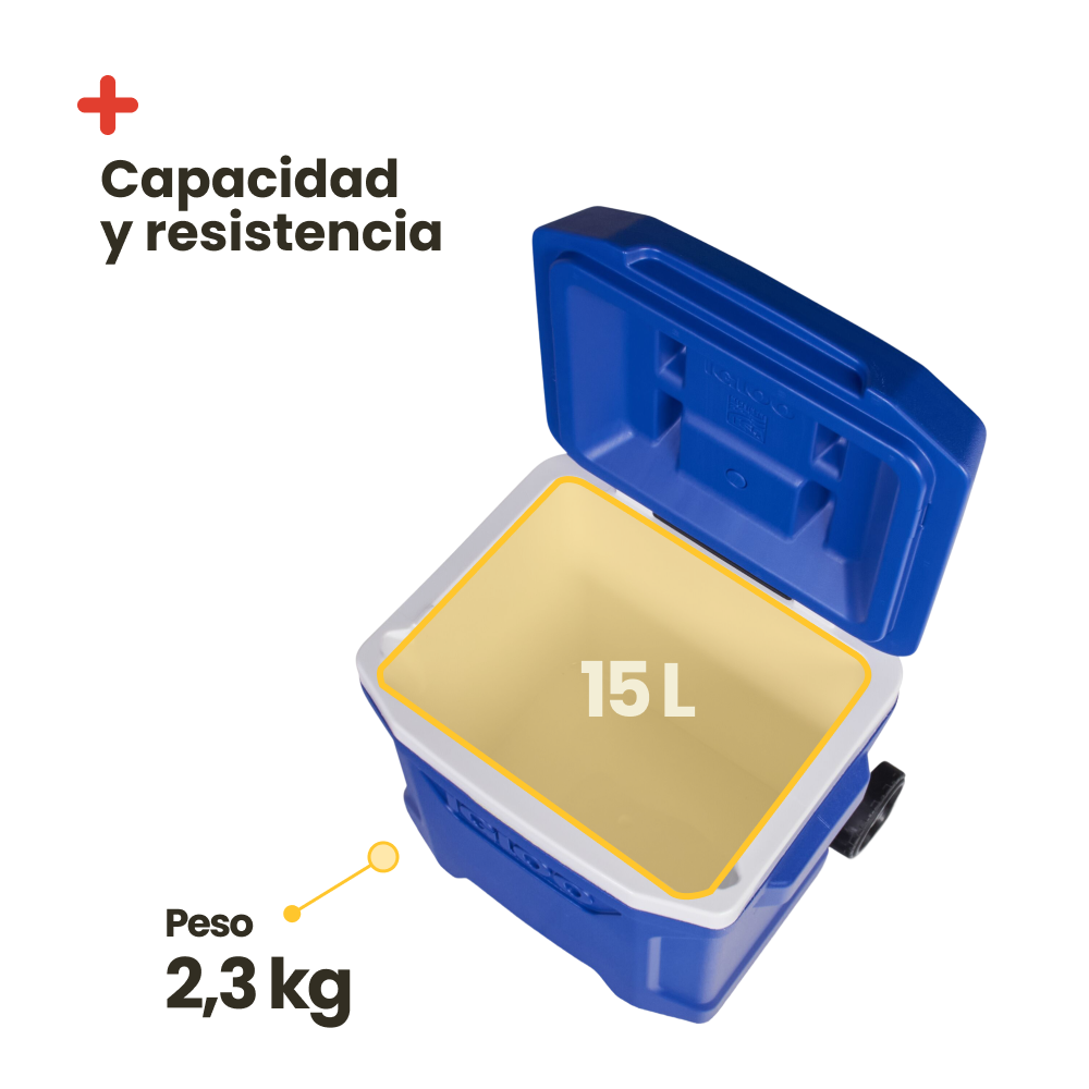 Nevera Portatil Igloo Profile 16 Roller Azul