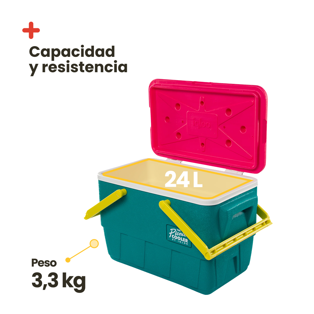 Nevera Portatil Igloo Picnic Retro 24 Litros
