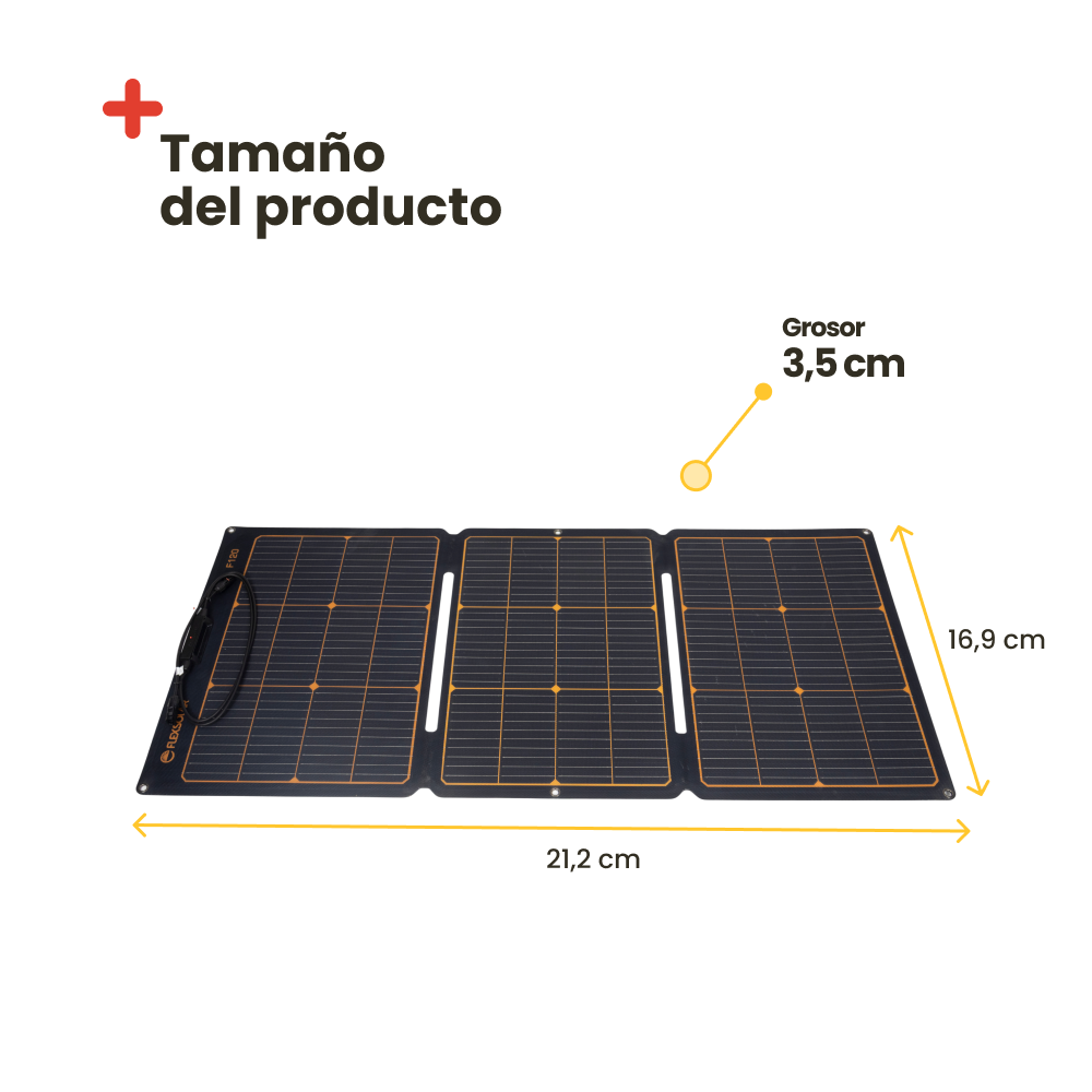 Panneau solaire flexible de 120 W