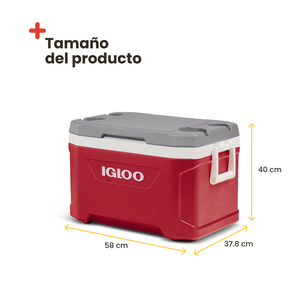 Glacière portable Latitude 52. Rouge