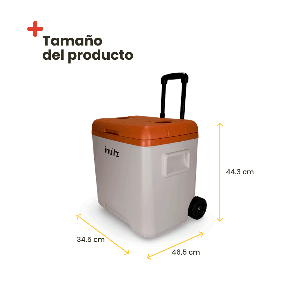 Nevera Portátil con Ruedas INUITZ Island Roller 30 Litros