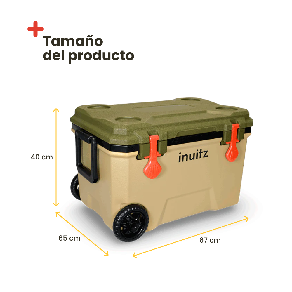 Nevera portátil Inuitz Camping Roller 68 litros