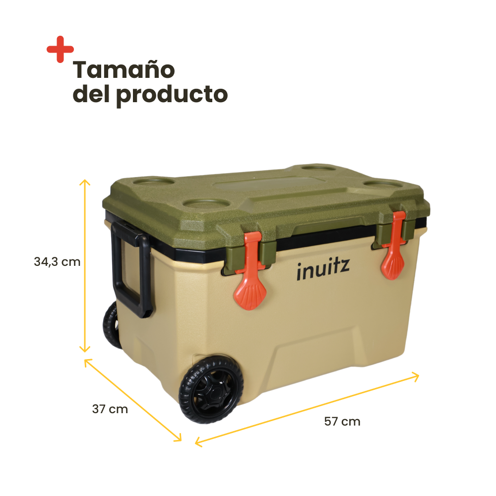 Nevera Portátil con Ruedas INUITZ Explorer 36 Litros Roller
