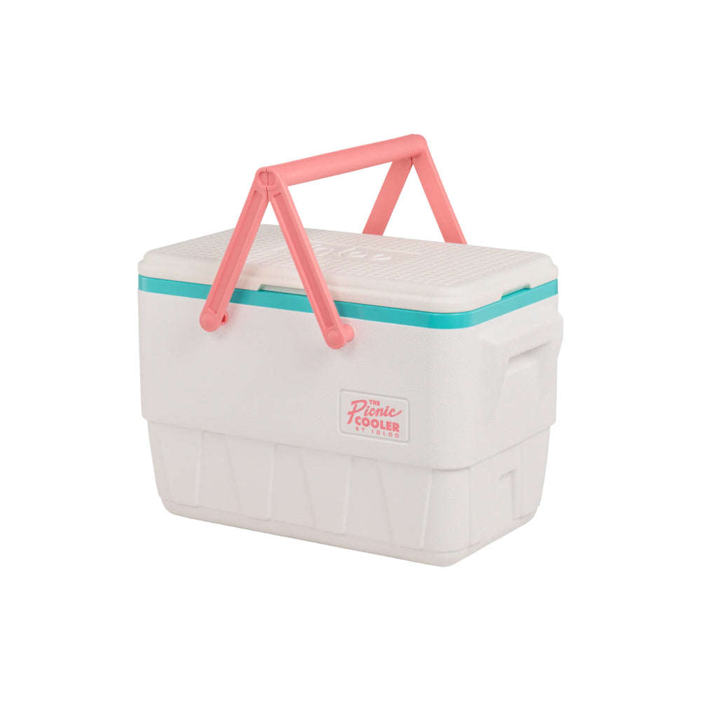 Nevera Portatil Igloo Picnic Retro 24 Litros Blanca