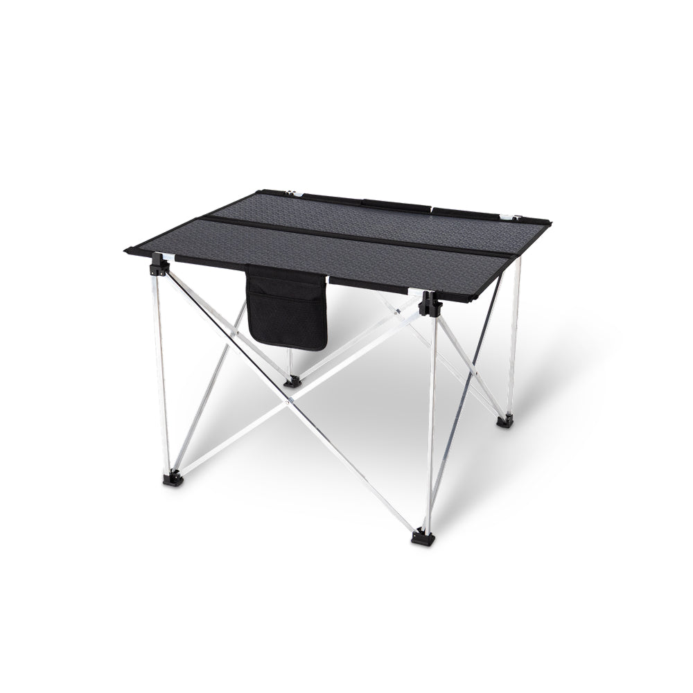 Mesa plegable portátil con panel solar. 60W