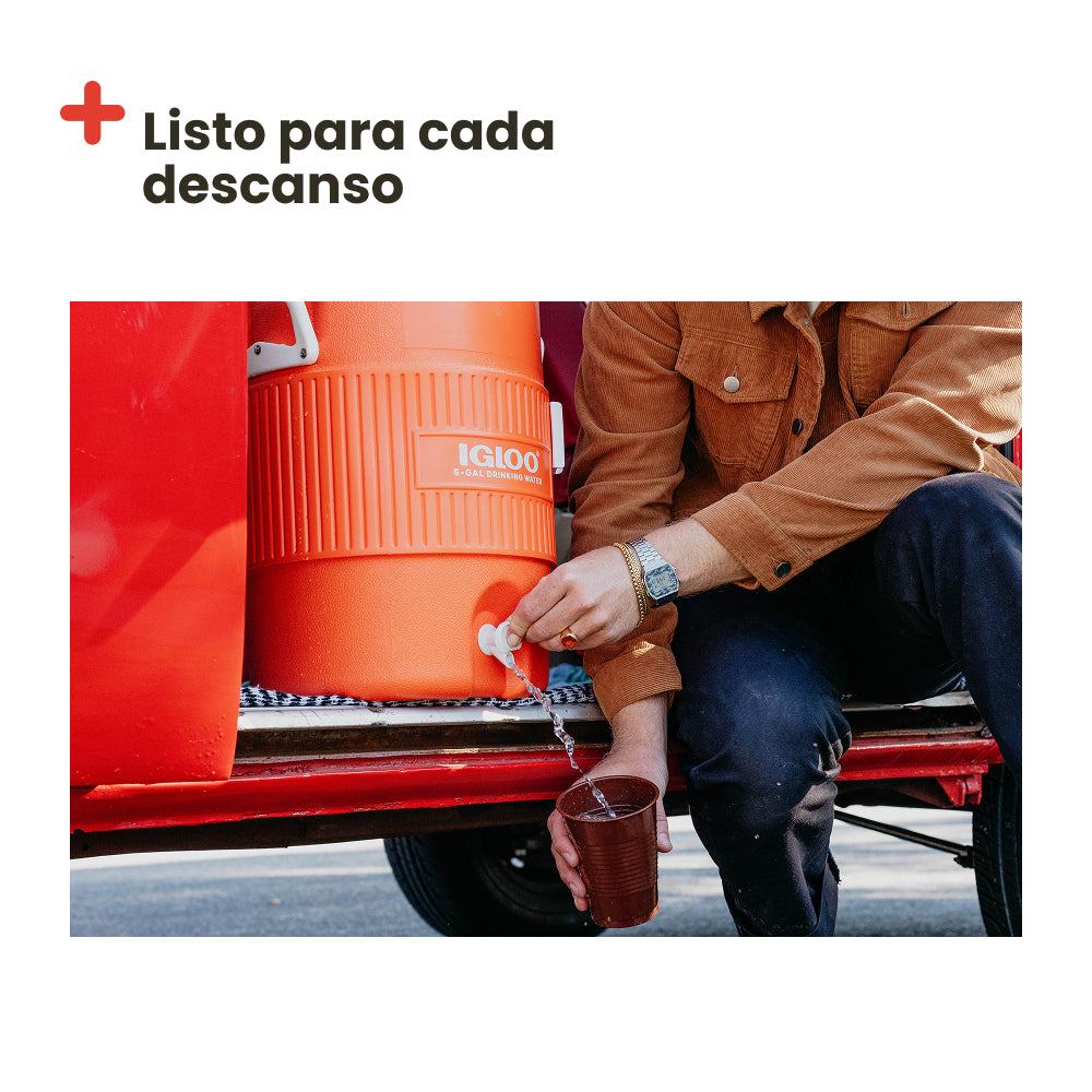 IGLOO SEAT TOP Thermos 19L. Orange