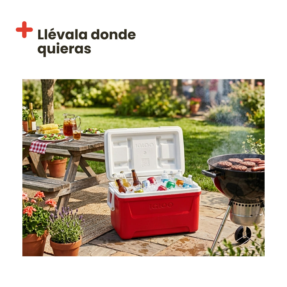 Réfrigérateur portable IGLOO LAGUNA 48, rouge